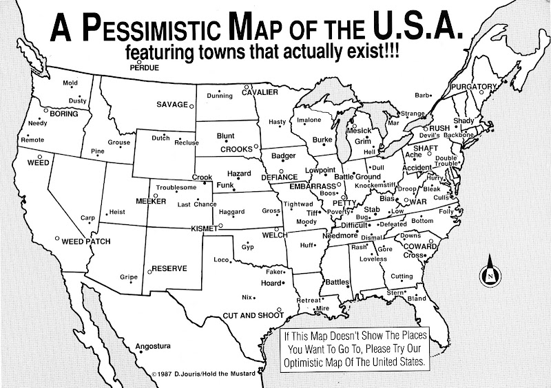 The ZehnKatzen Times [map design] A Nation Where Boring, Oregon Stands